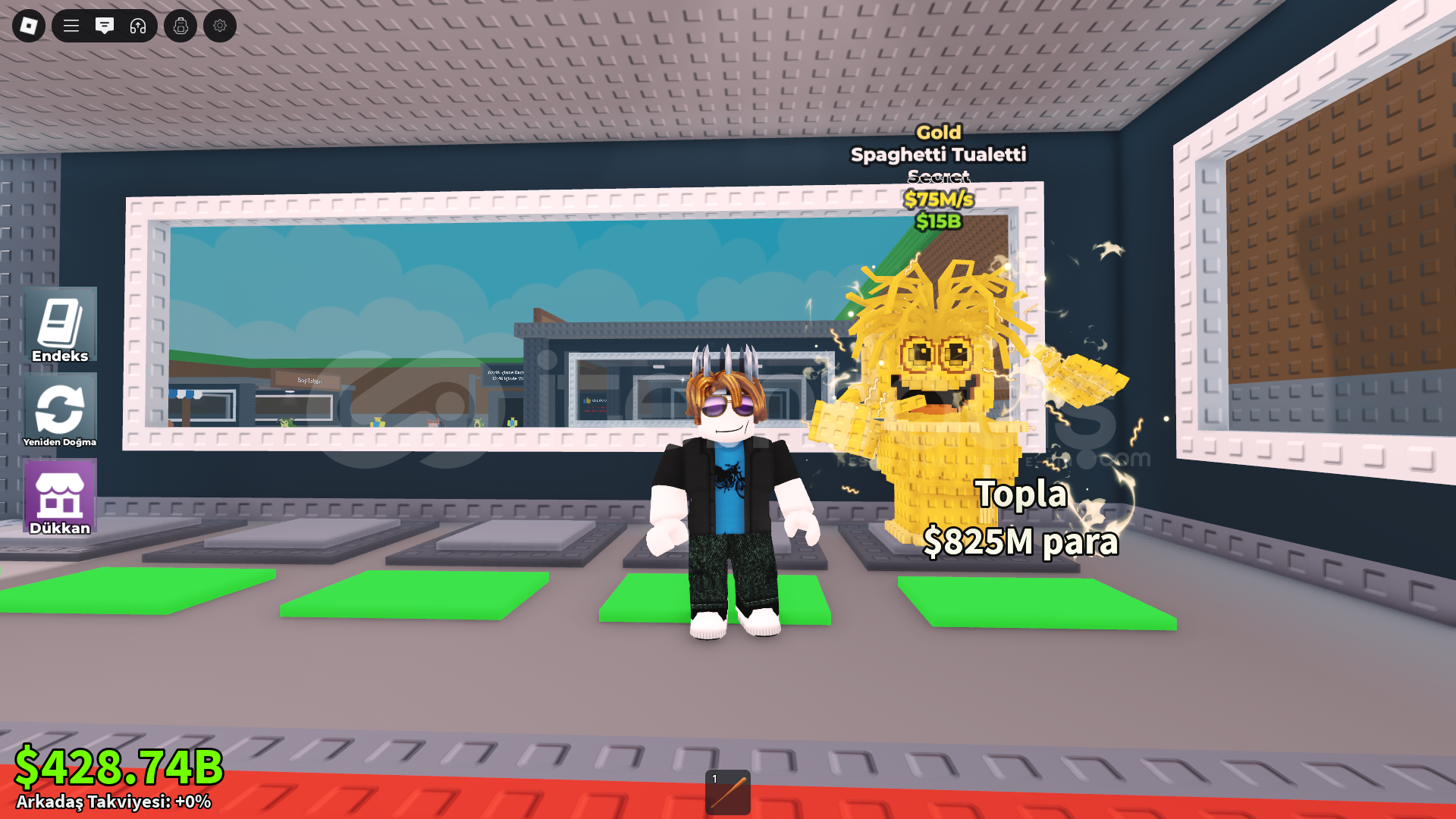 Spaghetti Tualetti Altın (75m Steal A Brainrot) Spaghetti Tualetti Altın (75m Steal A Brainrot)