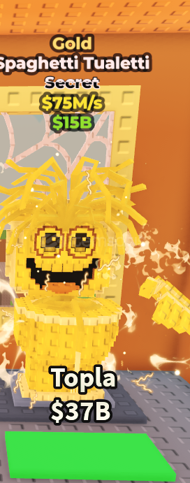 Spagheti tualetti 75m gold  Spagheti tualetti 75m gold