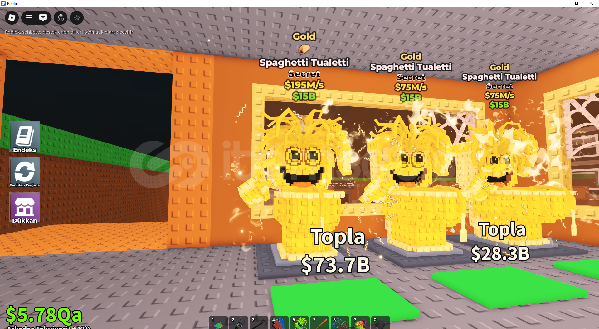 ⭐️Spaghetti Tualetti !!⭐️195M - GOLD ⭐️Spaghetti Tualetti !!⭐️195M - GOLD