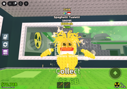 Spaghetti Tualetti 555M/s (golden)