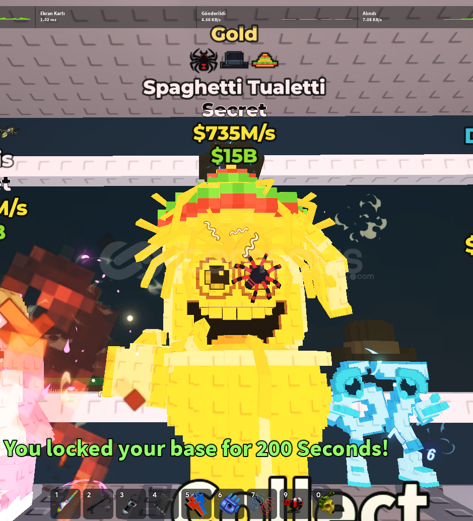 SPAGHETTİ TUALETTİ 735M EN NADİRİ SPAGHETTİ TUALETTİ 735M EN NADİRİ