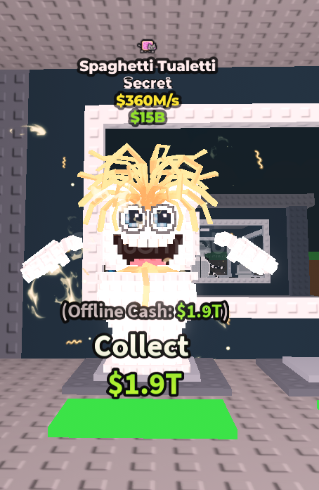! 360 M ! Spaghetti Tualetti (Steal A Brainrot)  ! 360 M ! Spaghetti Tualetti (Steal A Brainrot)