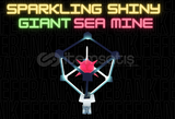 Sparkling Shiny Giant Sea Mine Fisch