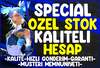 ❤️[SPECIAL] ÖZEL STOK HESAP⭐