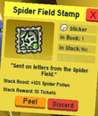 Spider Field Stamp