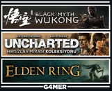 Black Myth Wukong + UNCHARTED + Elden Ring