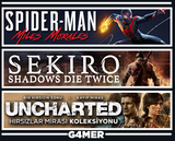 Spider Man Miles M + Sekiro + UNCHARTED