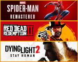 Spider-Man Remastered+ RDR 2+ Dying Light 2