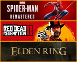 Spider-Man Remastered+ RDR 2+ ELDEN RING