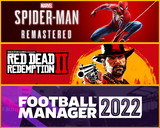 Spider-Man Remastered+ RDR 2+ FM 22