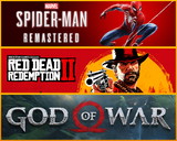 Spider-Man Remastered+ RDR 2+ God Of War