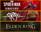 Spider-Man Remastered+ Stray+ ELDEN RİNG