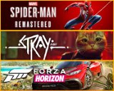 Spider-Man Remastered+ Stray+ Forza 5 Premium