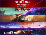 Spider R. + Ratchet + Tlou + HFW+ Miles