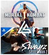 SPİDERMAN 2 + MORTAL KOMBAT 1 PS5