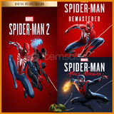 Spiderman 2 + Spider Remastered + Miles Morales