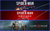 Spiderman Remastered+ Miles Morales+ God Of War
