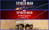 Spider Remastered + Miles Morales + Uncharted