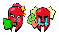 Spike + Mandy Matcherino Pin