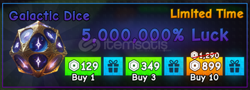 Spin a Brainrot Galactic Dice x3