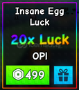 Spin a Brainrot İnsane Egg Luck