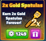 ✅​ [SpongeBob Tower Defense] 2x Gold Spatulas