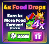 ⭐[ Spongebob Tower Defense ] 4x Food Drops