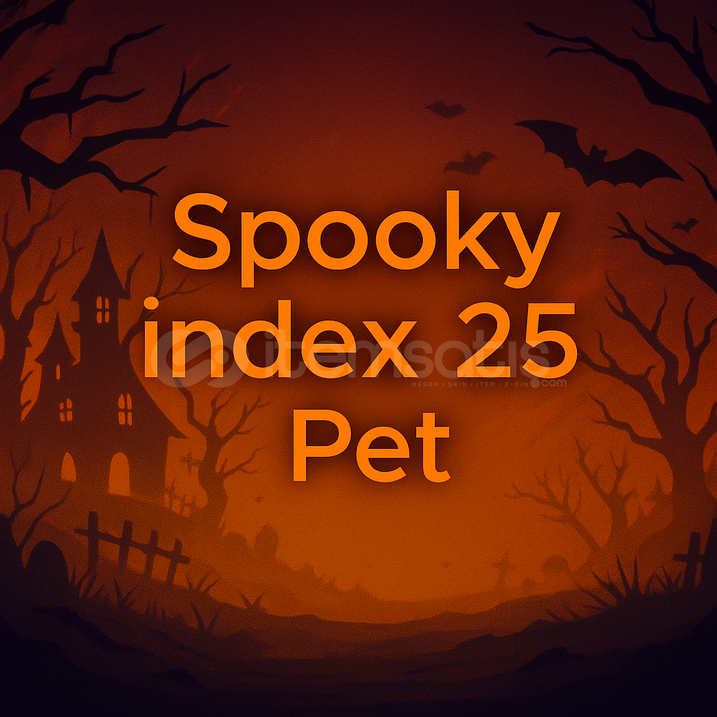 Spooky İndex 25 Pet Verilir Hızlı Teslimat  Spooky İndex 25 Pet Verilir Hızlı Teslimat