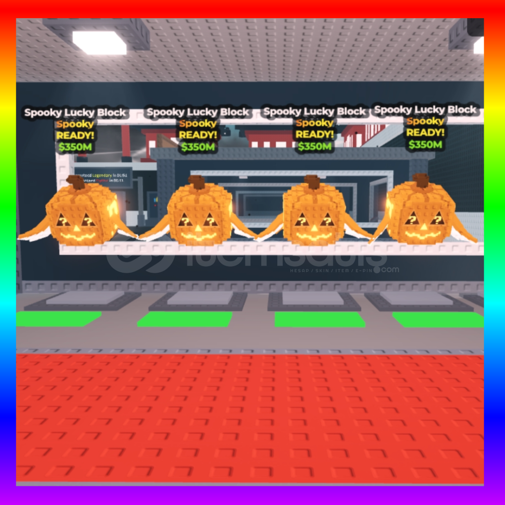 2 adet spooky lucky block 2 adet spooky lucky block