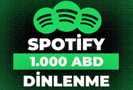 ⭐Spotify 1000 ABD Dinlenme + 30 Gün Garanti⭐