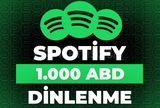 ⭐Spotify 1000 ABD Dinlenme + 30 Gün Garanti⭐