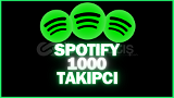 Spotify 1000 adet %100 türk takipçi 