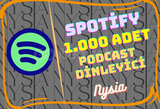 Spotify - 1.000 Adet Podcast Dinlenme ⭐