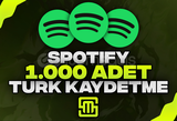 ✨Spotify 1.000 Adet Türk Kaydetme!
