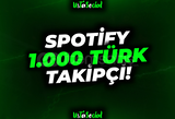 ⭐Spotify 1.000 Adet Türk Takipçi!