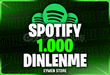 ⭐ Spotify 1000 Dinlenme ⭐