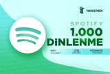 Spotify 1000 Dinlenme