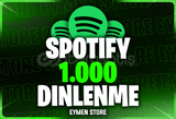 ⭐ Spotify 1000 Dinlenme