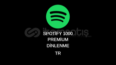 SPOTİFY 1000 DİNLENME PREMİUM HESAPLAR