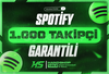 ⭐SPOTİFY 1000 GERÇEK TAKİPÇİ⭐