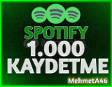 Spotify 1.000 Kaydetme - Garantili - Hızlı