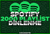 Spotify 2000 Playlist Dinlenme/Takipçi