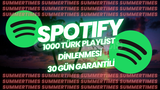 SPOTIFY 1000 PLAYLİST DİNLENMESİ