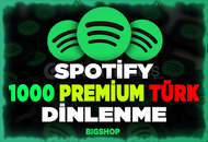 ⭐Spotify 1000 Preimum Türk Dinlenme / Garantili