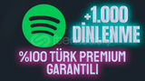 ❗️Spotify 1000 Premium Türk Dinlenme❗️