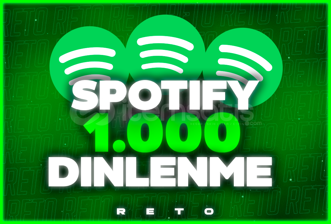 Spotify 1.000 Şarkı Dinleyici Spotify 1.000 Şarkı Dinleyici