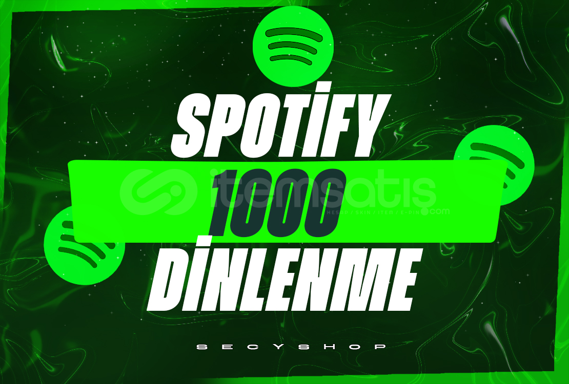 ⭐SPOTİFY 1000 DİNLENME⭐ ⭐SPOTİFY 1000 DİNLENME⭐