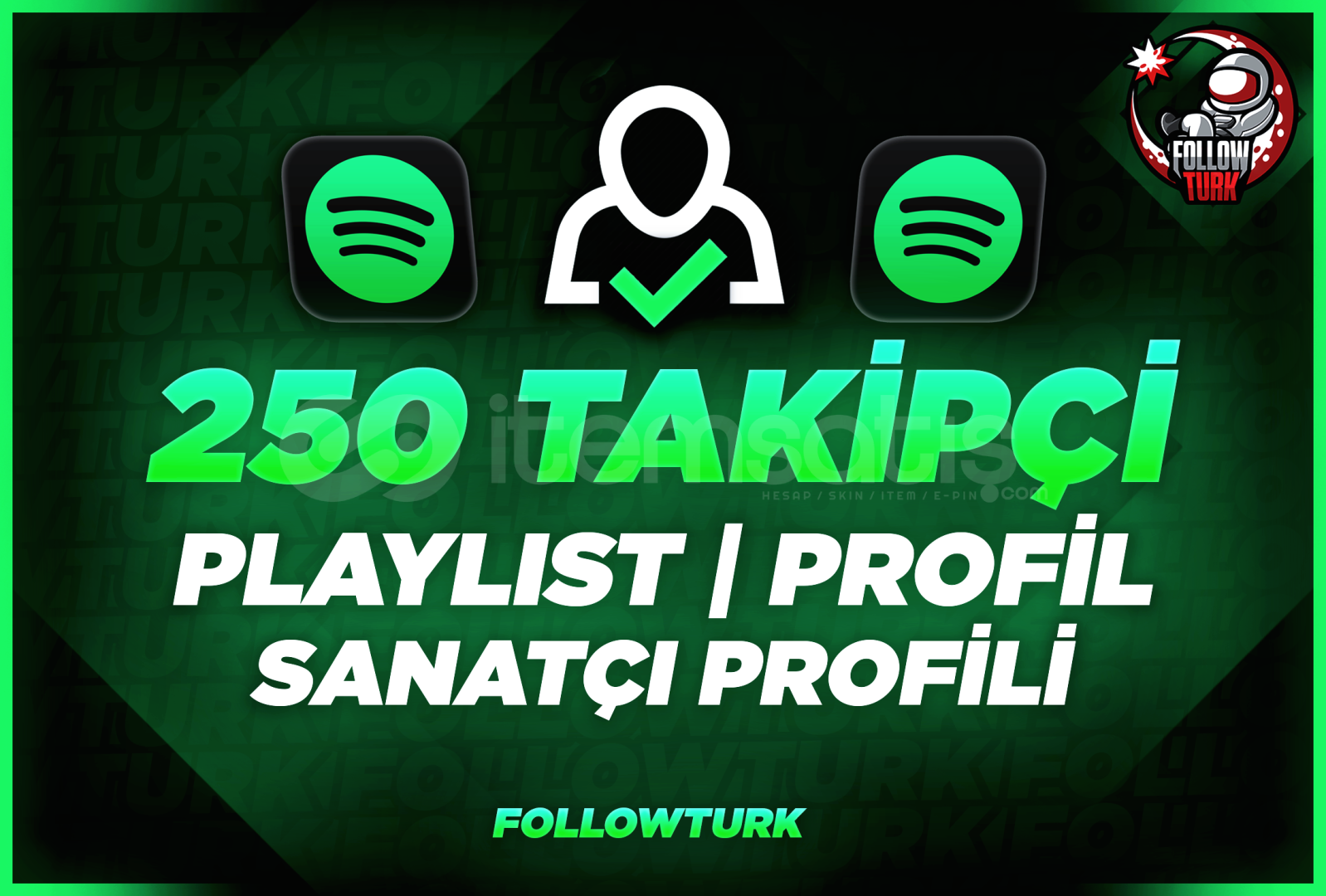 ⭐Spotify 250 Takipçi⭐ ⭐Spotify 250 Takipçi⭐