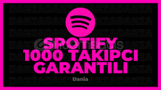 Spotify 1000 Takipçi | Garantili