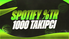 Spotify 1000 TAKİPÇİ / GARANTİLİ %TR
